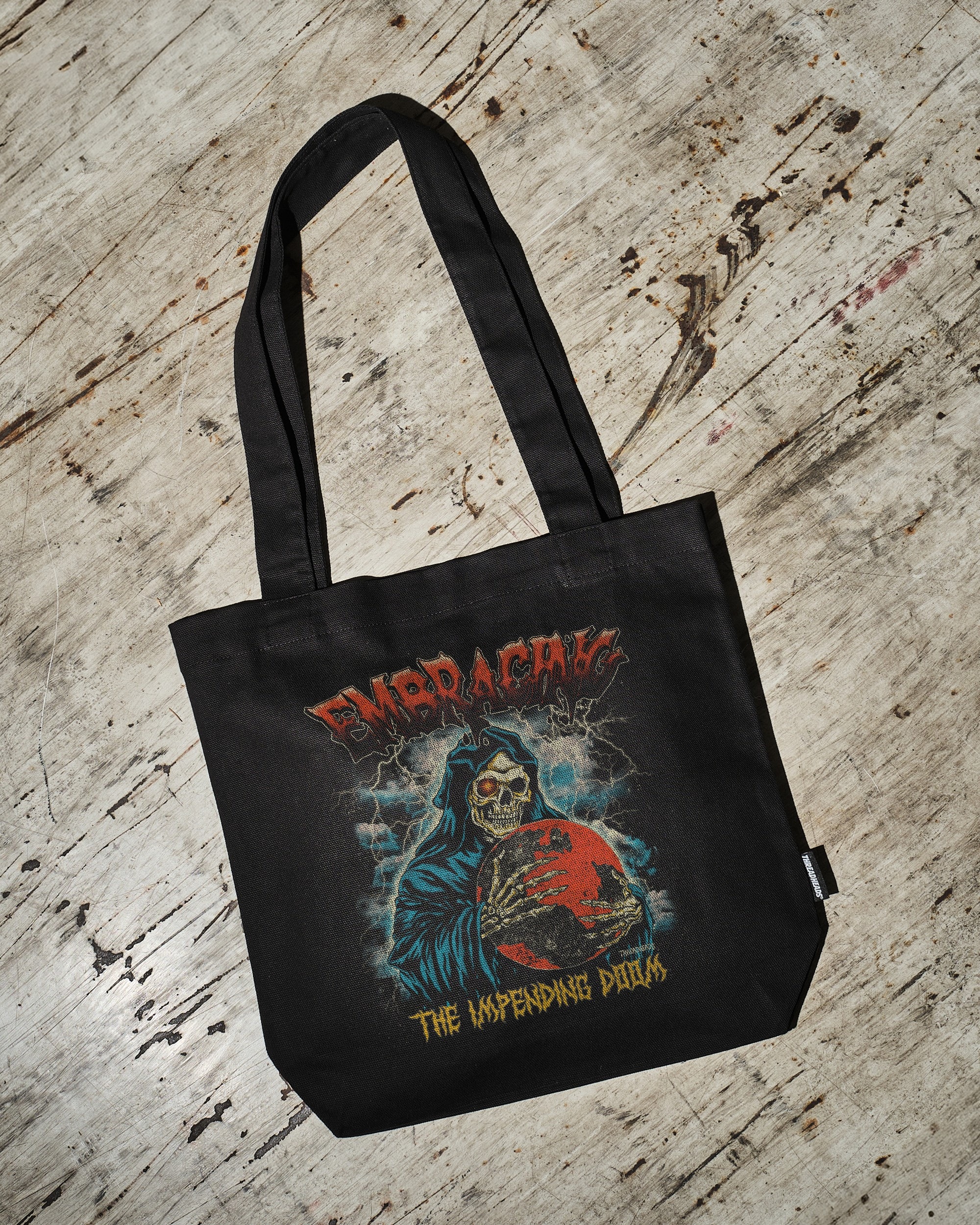 Embracing The Impending Doom Tote Bag - Premium 100% Cotton Canvas