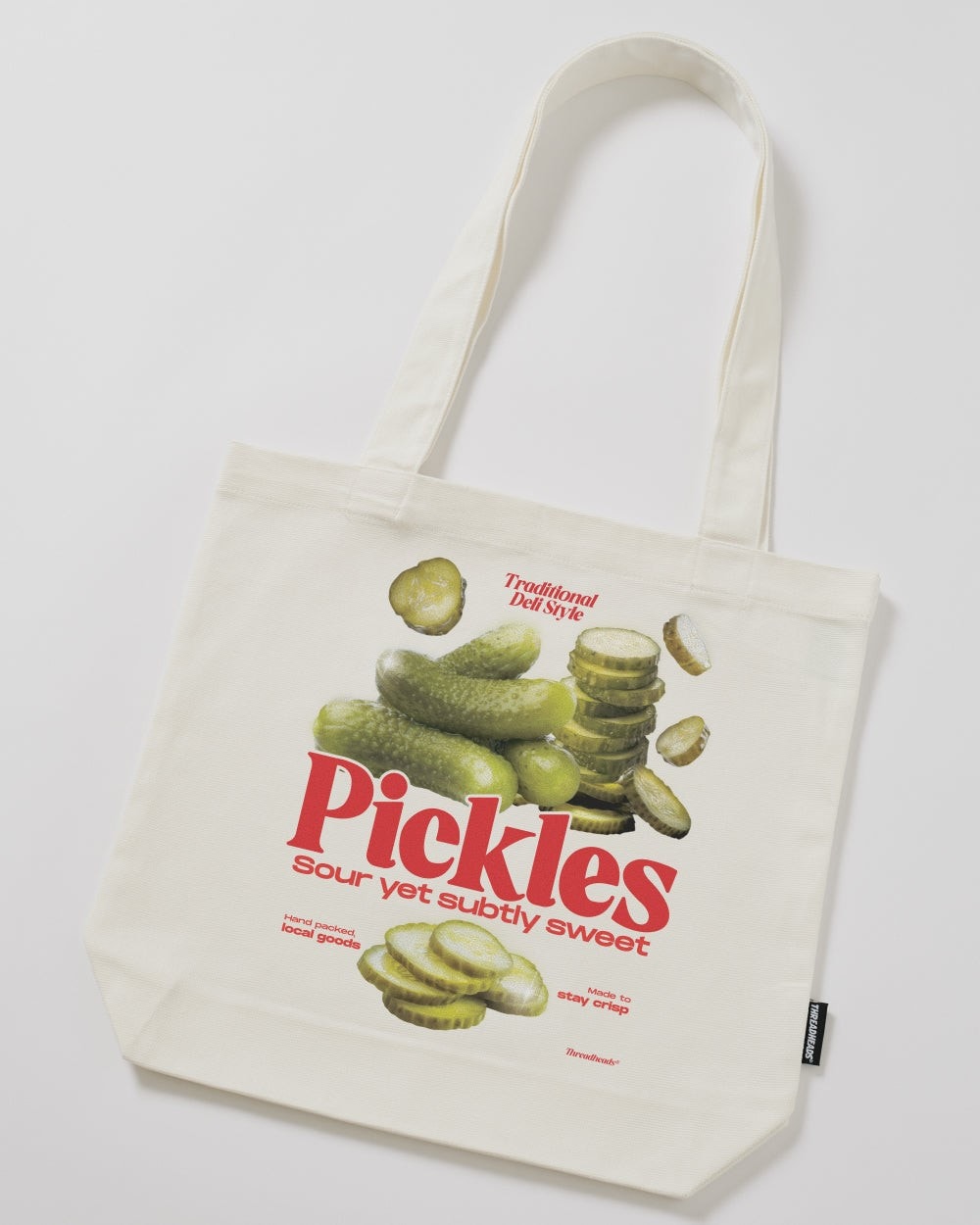 Sour Yet Sweet Pickles Tote Bag - Premium 100% Cotton Canvas