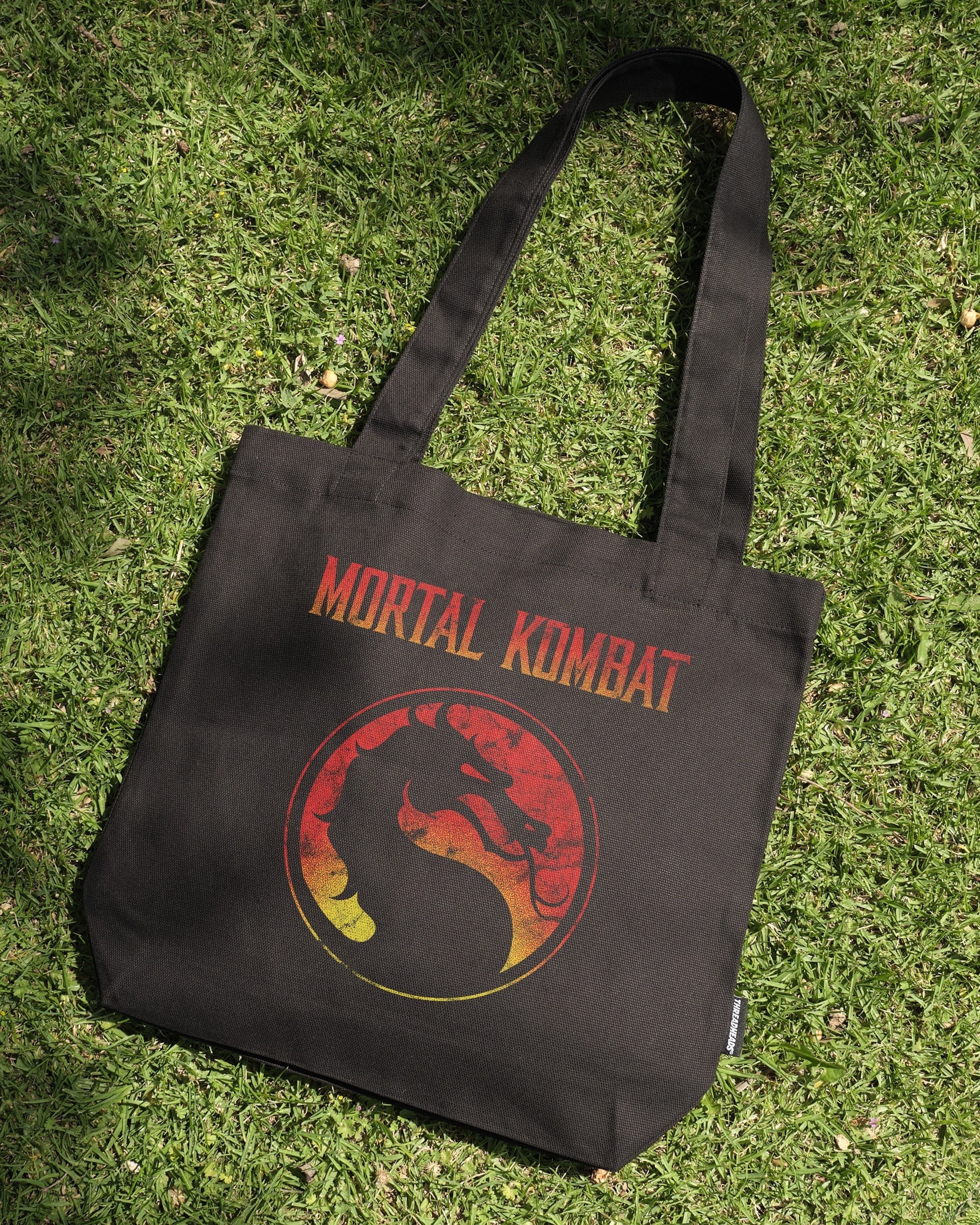Mortal Kombat Logo Tote Bag - Official 100% Cotton Canvas